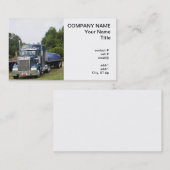 Carte De Visite Camion à plat (Devant / Derrière)