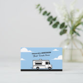 Carte De Visite Camion alimentaire (Debout devant)
