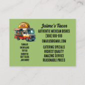 Carte De Visite Camion Alimentaire Taco (Devant)