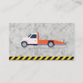Carte De Visite Camion | Arrière - plan en béton (Dos)