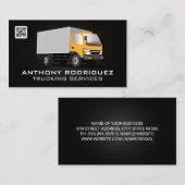 Carte De Visite Camion boîte de livraison | Transport (Devant / Derrière)