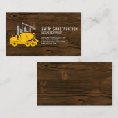 Carte De Visite Camion ciment | Développement immobilier | Constru (Devant / Derrière)