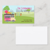 Carte De Visite Camion de crème glacée (Devant / Derrière)