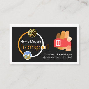 Carte De Visite Camion de déménagement à domicile Orbite