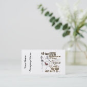 Carte De Visite Camion de la Journée de la Humpe (Debout devant)