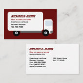 Carte De Visite Camion de livraison (Devant / Derrière)