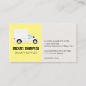 Carte De Visite Camion de livraison | Services de transport (Devant)