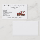 Carte De Visite Camion de naufrageur mignon (Devant / Derrière)