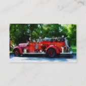 Carte De Visite Camion de pompiers (Dos)
