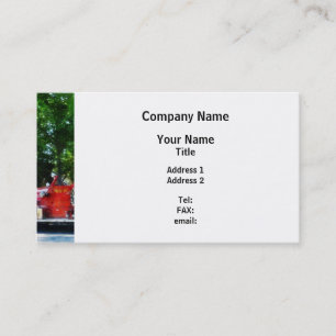 Carte De Visite Camion de pompiers