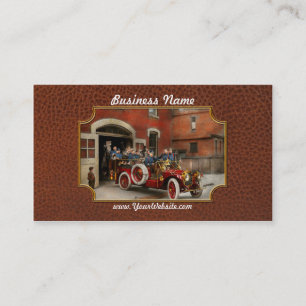 Carte De Visite Camion de pompiers - l'escadron 1911 de vol