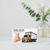 Carte De Visite Camion de transport | Déplacements | Coffret (Debout devant)