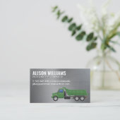 Carte De Visite Camion de travail | Construction industrielle (Debout devant)