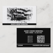 Carte De Visite *~* Camion d'enlèvement de neige AP74 Grunge (Devant / Derrière)