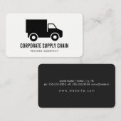 Carte De Visite Camion d'entreprise (Devant / Derrière)
