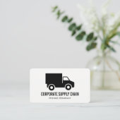 Carte De Visite Camion d'entreprise (Debout devant)