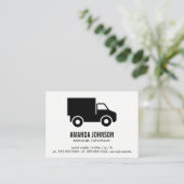 Carte De Visite Camion d'entreprise (Debout devant)