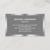 Carte De Visite Camion en béton gris clair (Dos)