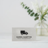 Carte De Visite Camion mobile industriel (Debout devant)