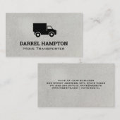 Carte De Visite Camion mobile industriel (Devant / Derrière)