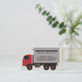 Carte De Visite Camion mobile | Véhicule industriel (Debout devant)