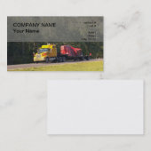 Carte De Visite camion semi à plat surdimensionné (Devant / Derrière)
