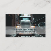 Carte De Visite Camion semi-camionnette de logistique professionne (Devant)