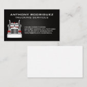 Carte De Visite Camion semi-gros | Transport (Devant / Derrière)