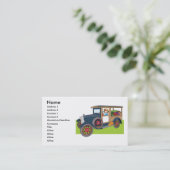 Carte De Visite Camion végétarien (Debout devant)