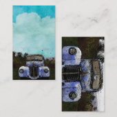 Carte De Visite Camion vintage (Devant / Derrière)