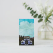 Carte De Visite Camion vintage (Debout devant)