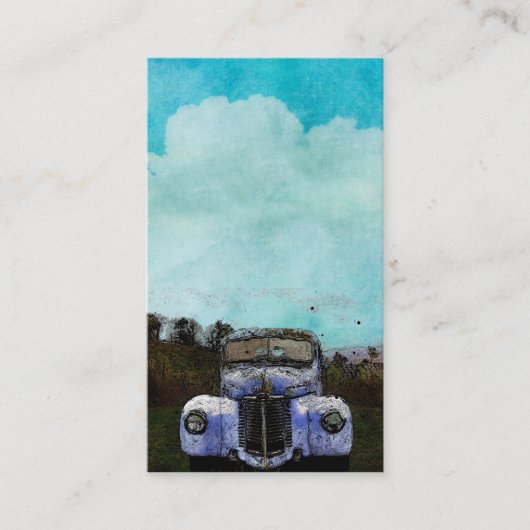 Carte De Visite Camion vintage (Devant)