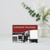 Carte De Visite Camionnage de grand format (Debout devant)