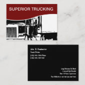 Carte De Visite Camionnage de grand format (Devant / Derrière)