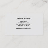 Carte De Visite Camionnage professionnel, semi-conducteur de camio (Dos)