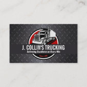Carte De Visite Camionnage professionnel, semi-conducteur de camio (Devant)