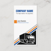 Carte De Visite Camionnage | Transport et logistique (Devant)
