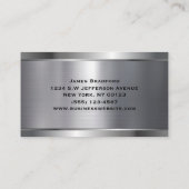 Carte De Visite Camionnette Transport du bois de métal Trucker Com (Dos)