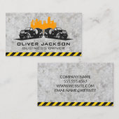 Carte De Visite Camions ciment | Ville | Construction (Devant / Derrière)