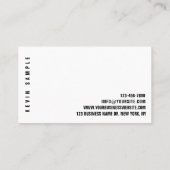 Carte De Visite Camo Graphisme moderne bois numérique  (Dos)