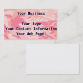 Carte De Visite Camo rose Manly (Devant / Derrière)