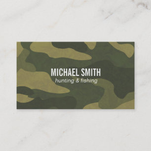 Carte De Visite Camouflage