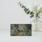 Carte De Visite Camouflage (Debout devant)