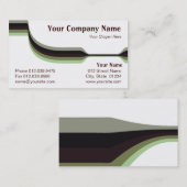 Carte De Visite camouflage contrasté (Devant / Derrière)