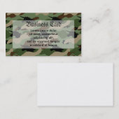 Carte De Visite Camouflage Licorne (Devant / Derrière)