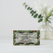 Carte De Visite Camouflage Licorne (Debout devant)