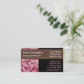 Carte De Visite Camouflage rose (Debout devant)