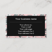 Carte De Visite Camouflage rose et gris, Militaire, Armée (Devant)