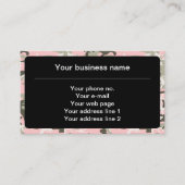 Carte De Visite Camouflage rose et vert, Militaire, Armée (Devant)