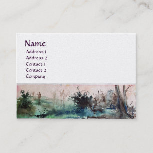 Carte De Visite CAMPAGNE DE MAREMMA TUSCANY monogramme or